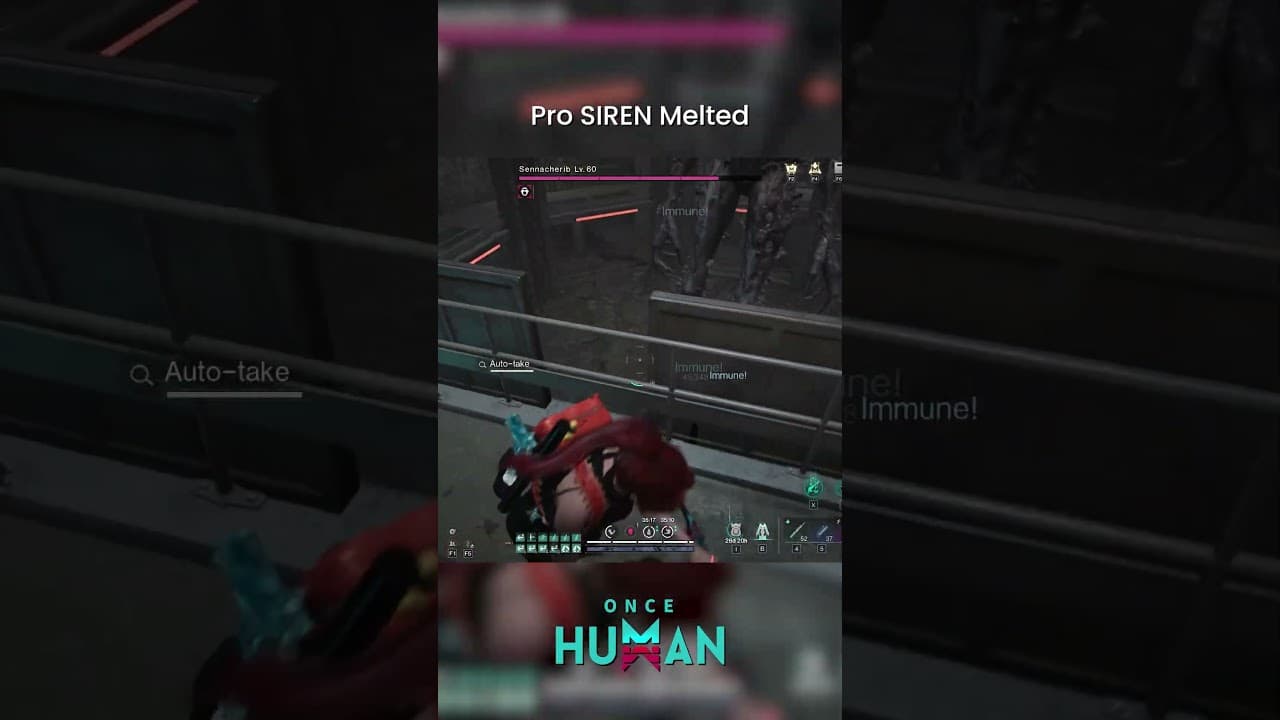 PRO SIREN MELTED in Seconds!  Once Human